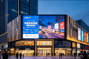商业街户外LED广告屏——视云华创户外全彩屏,点亮城市商业脉搏